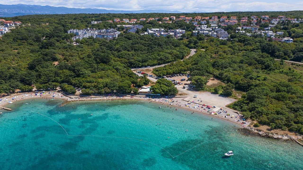 Njivice, Otok Krk, Apartman Dora Luaran gambar